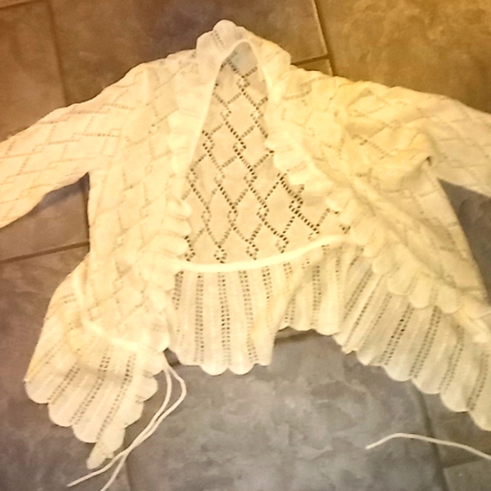 White stag sweater